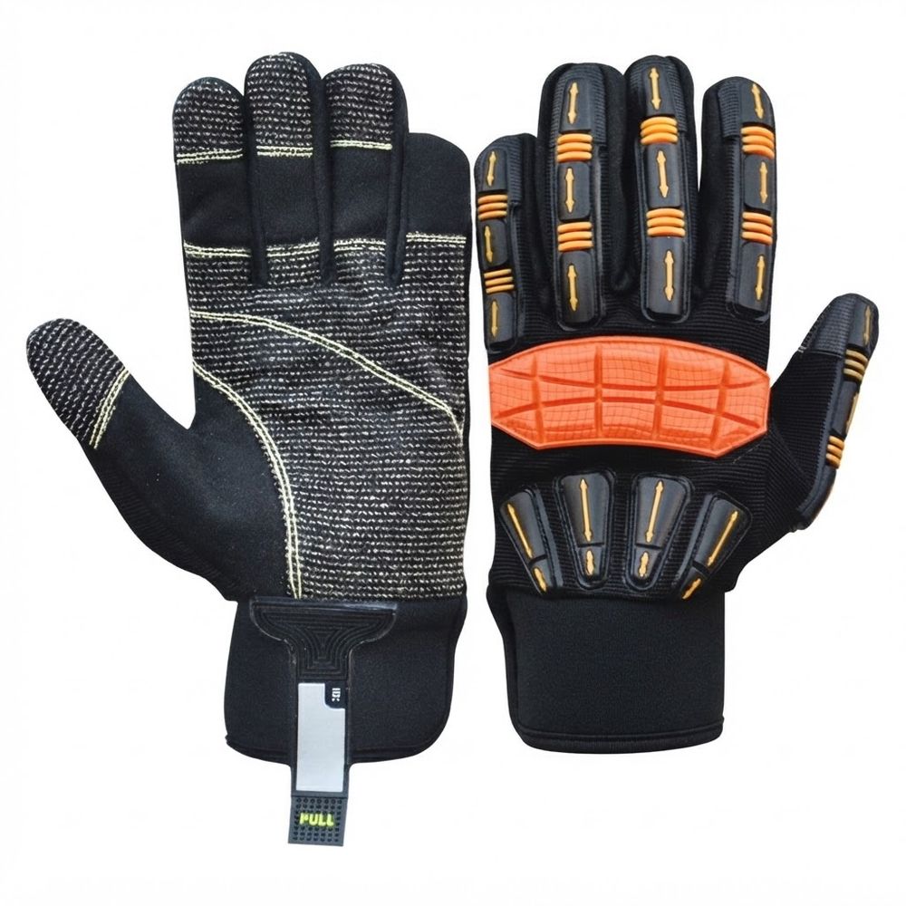 Mechanic Impact Gloves AIMON-308 – Aimon Leather Zafarwal Narowal Pakistan
