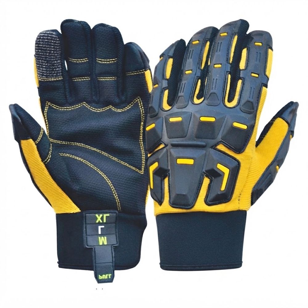 Mechanic Impact Gloves AIMON-309 – Aimon Leather Zafarwal Narowal Pakistan