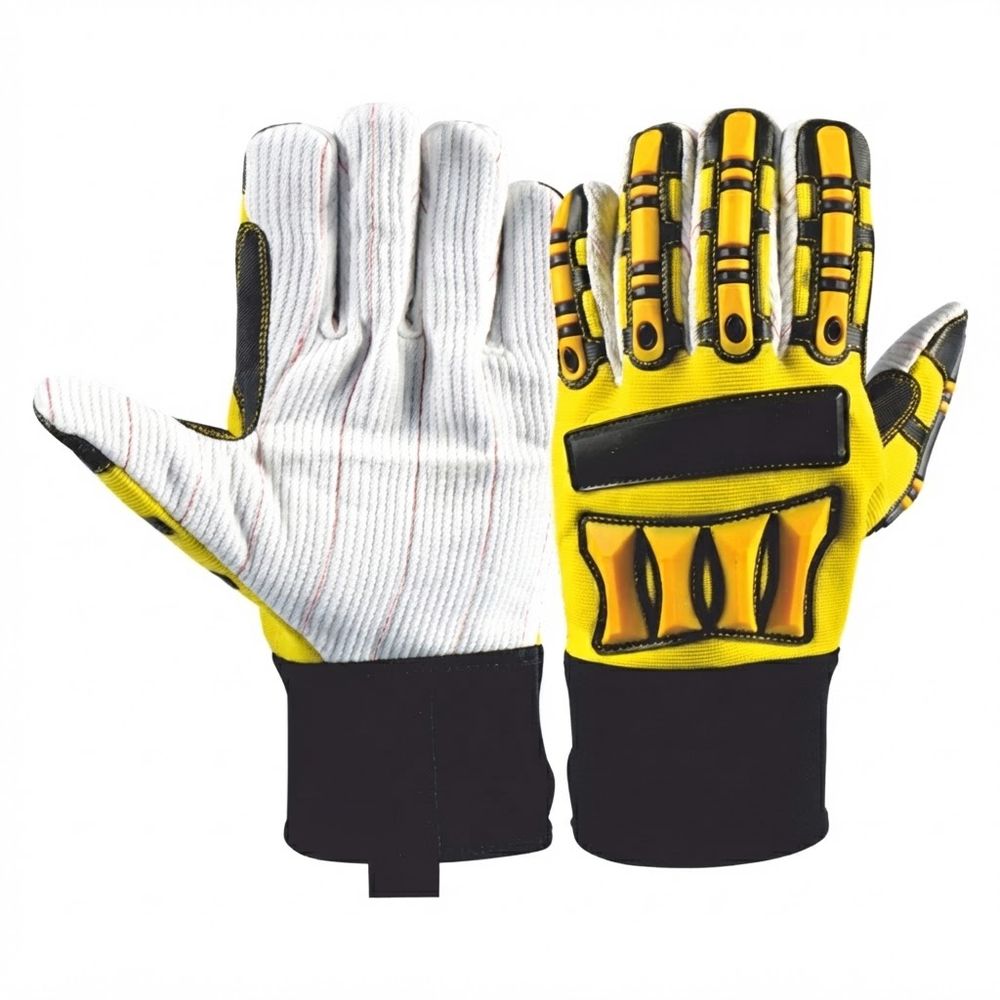 Mechanic Impact Gloves AIMON-311 – Aimon Leather Zafarwal Narowal Pakistan