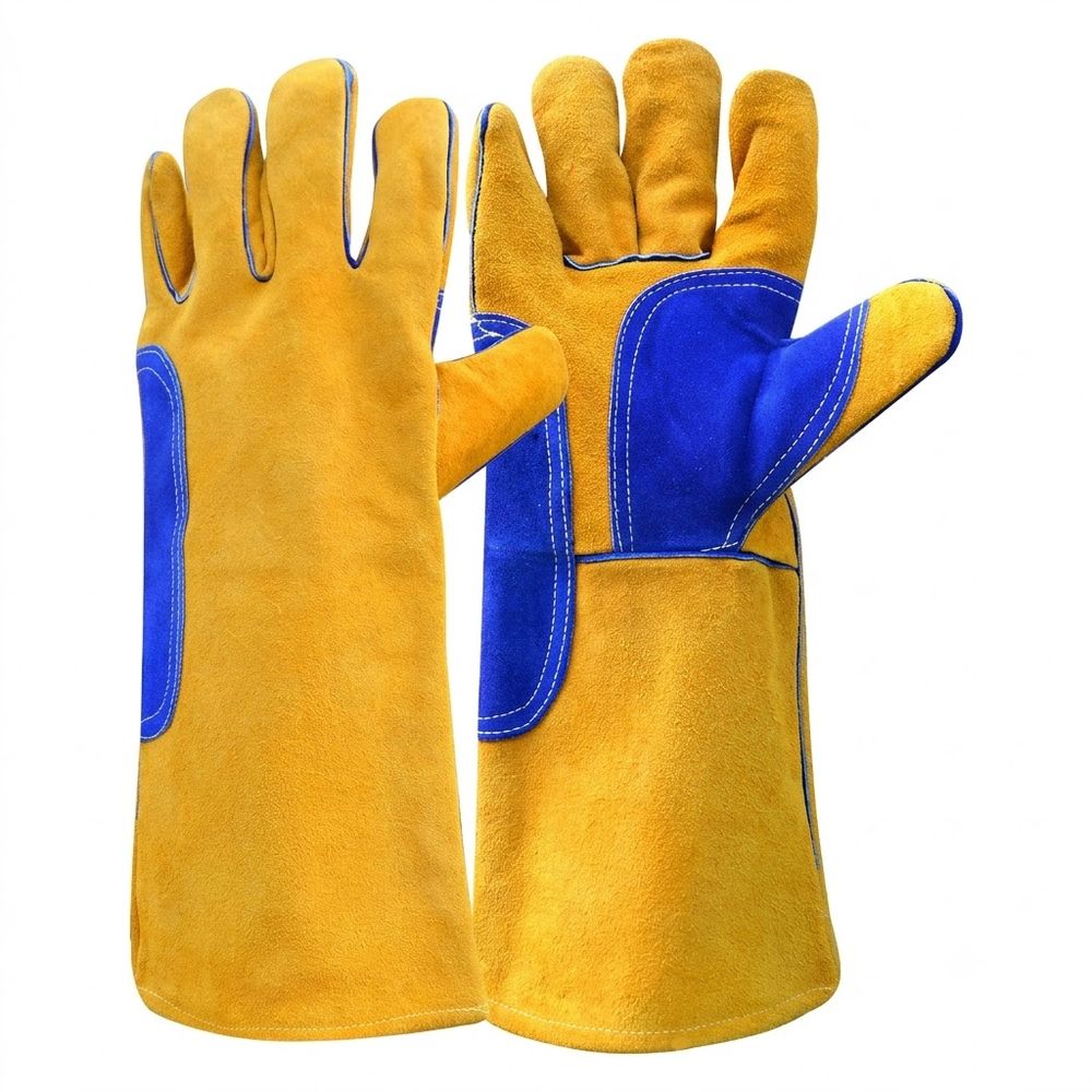 Welding Gloves AIMON-436 – Aimon Leather Zafarwal Narowal Pakistan