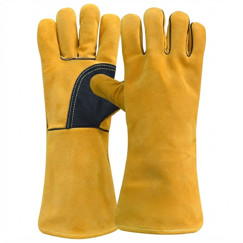 Welding Gloves AIMON-437 – Aimon Leather Zafarwal Narowal Pakistan