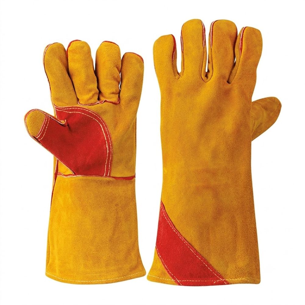 Welding Gloves AIMON-445 – Aimon Leather Zafarwal Narowal Pakistan